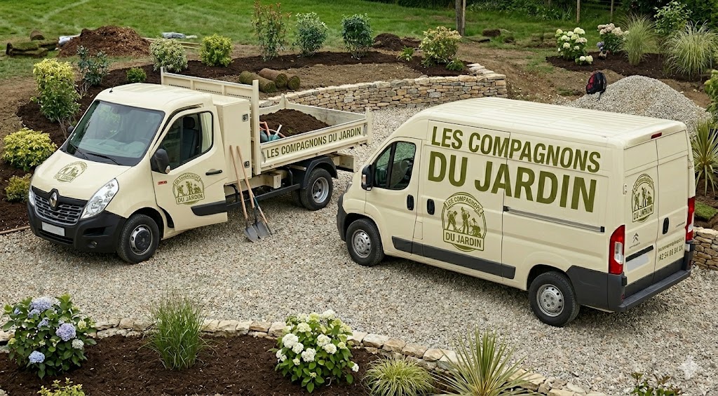 Flocage véhicule – Les Compagnons du Jardin